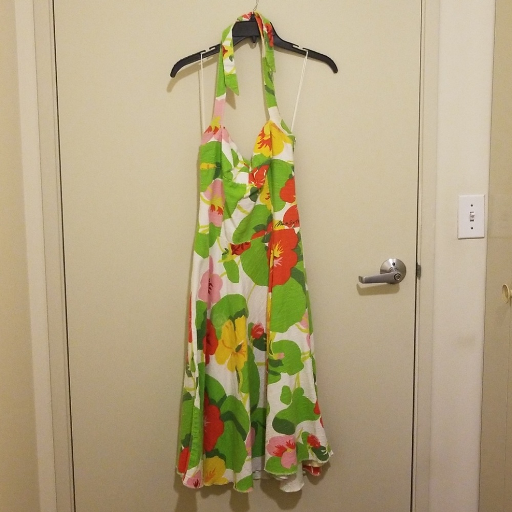Miss Sixty floral halter dress